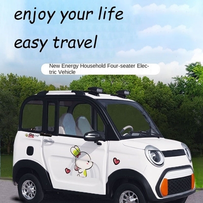 Hanpu 2024 4-Sitzer Elektro-Mini-Auto 4-Rad EV Tuk-Tuk für Fahrgastfahrten mit geringer Geschwindigkeit