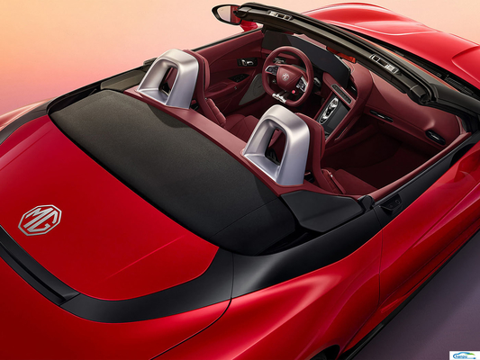 2024 MG Cyberster Cabrio Sportwagen Elektro-Ride-On-EV-Auto mit Vorder 6 Rücken 6 Radar