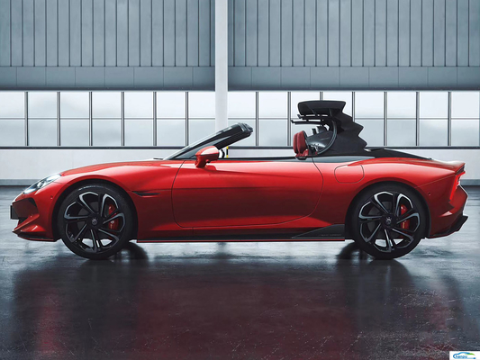 2024 MG Cyberster Cabrio Sportwagen Elektro-Ride-On-EV-Auto mit Vorder 6 Rücken 6 Radar