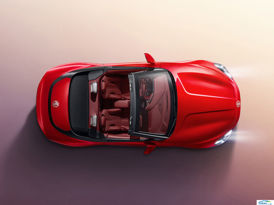 2024 MG Cyberster Cabrio Sportwagen Elektro-Ride-On-EV-Auto mit Vorder 6 Rücken 6 Radar